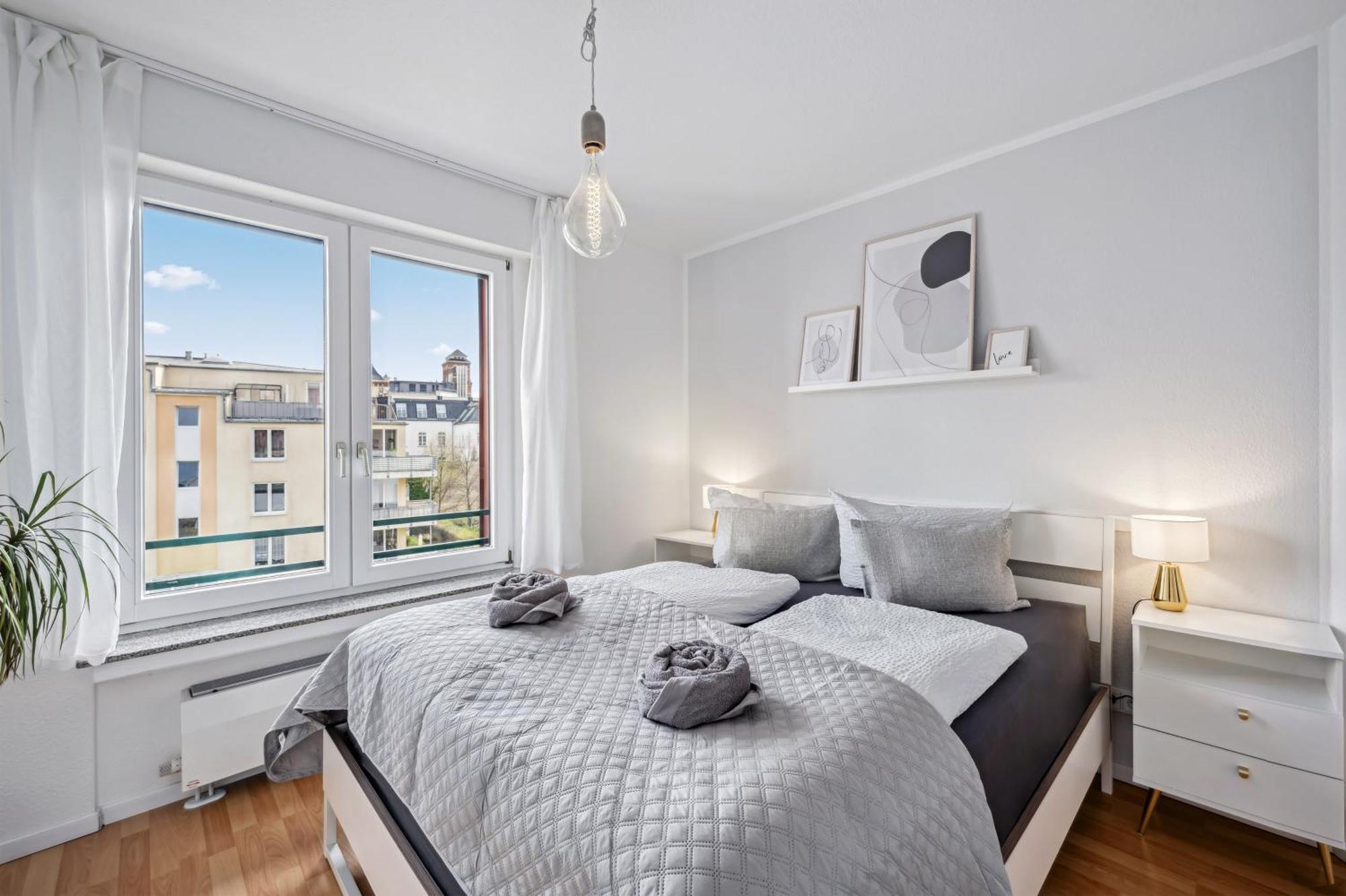 לייפציג Traber Apartments 1 Sz Balkon Parkplatz & Sehr Ruhig מראה חיצוני תמונה