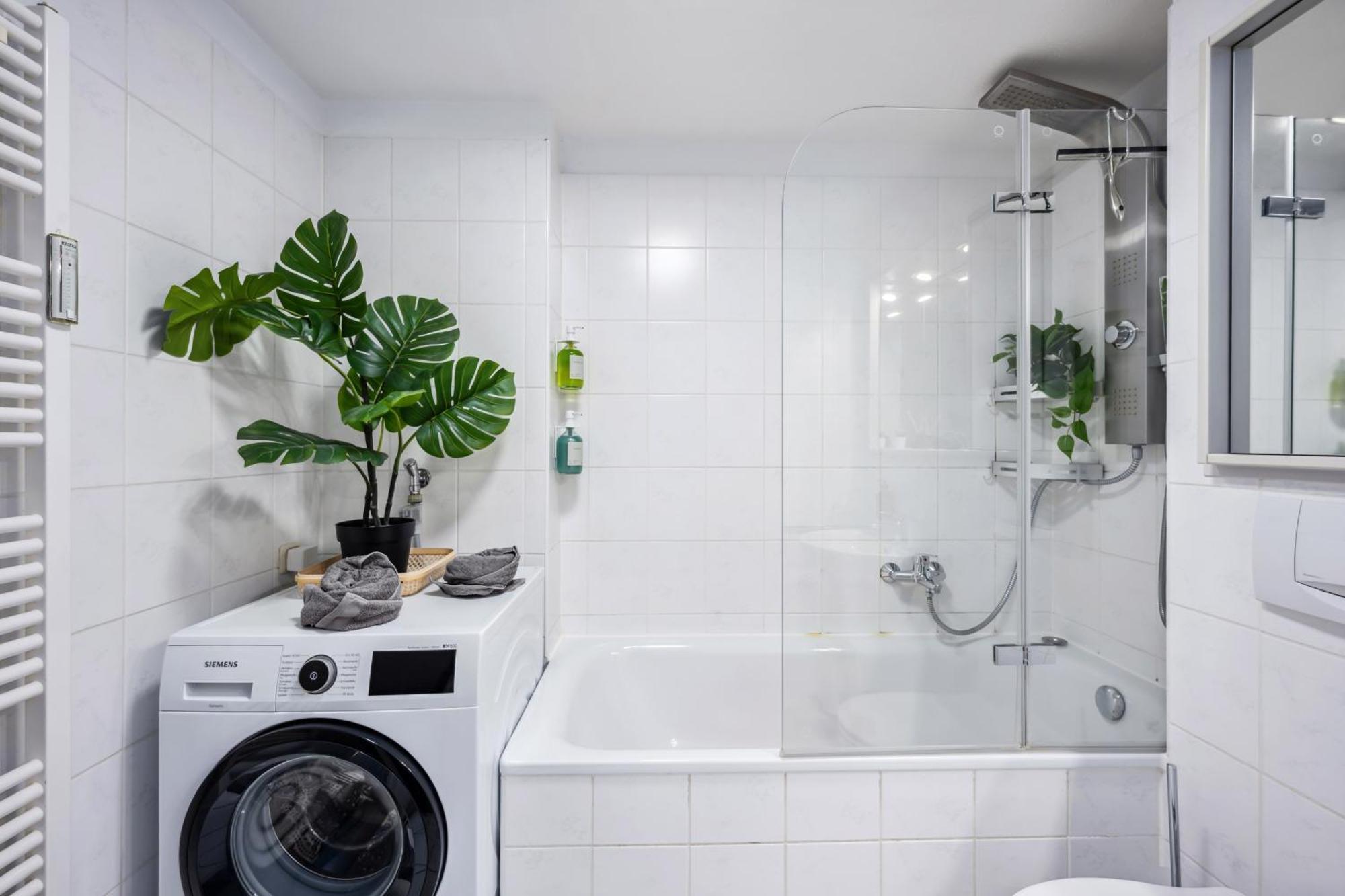 לייפציג Traber Apartments 1 Sz Balkon Parkplatz & Sehr Ruhig מראה חיצוני תמונה